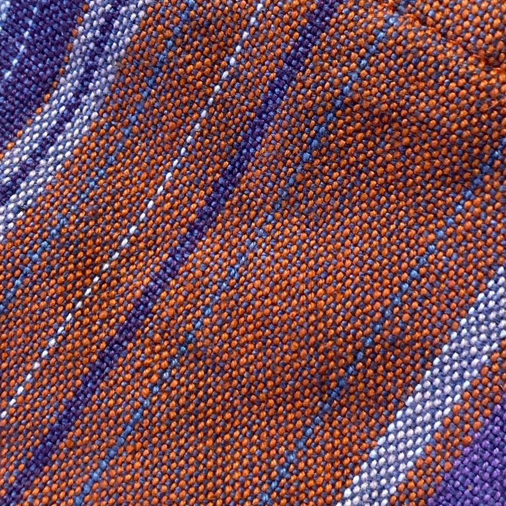 Delia’s Striped Woven Hobo Bag Large Slouchy Purple Coral Boho Beachy Vacation